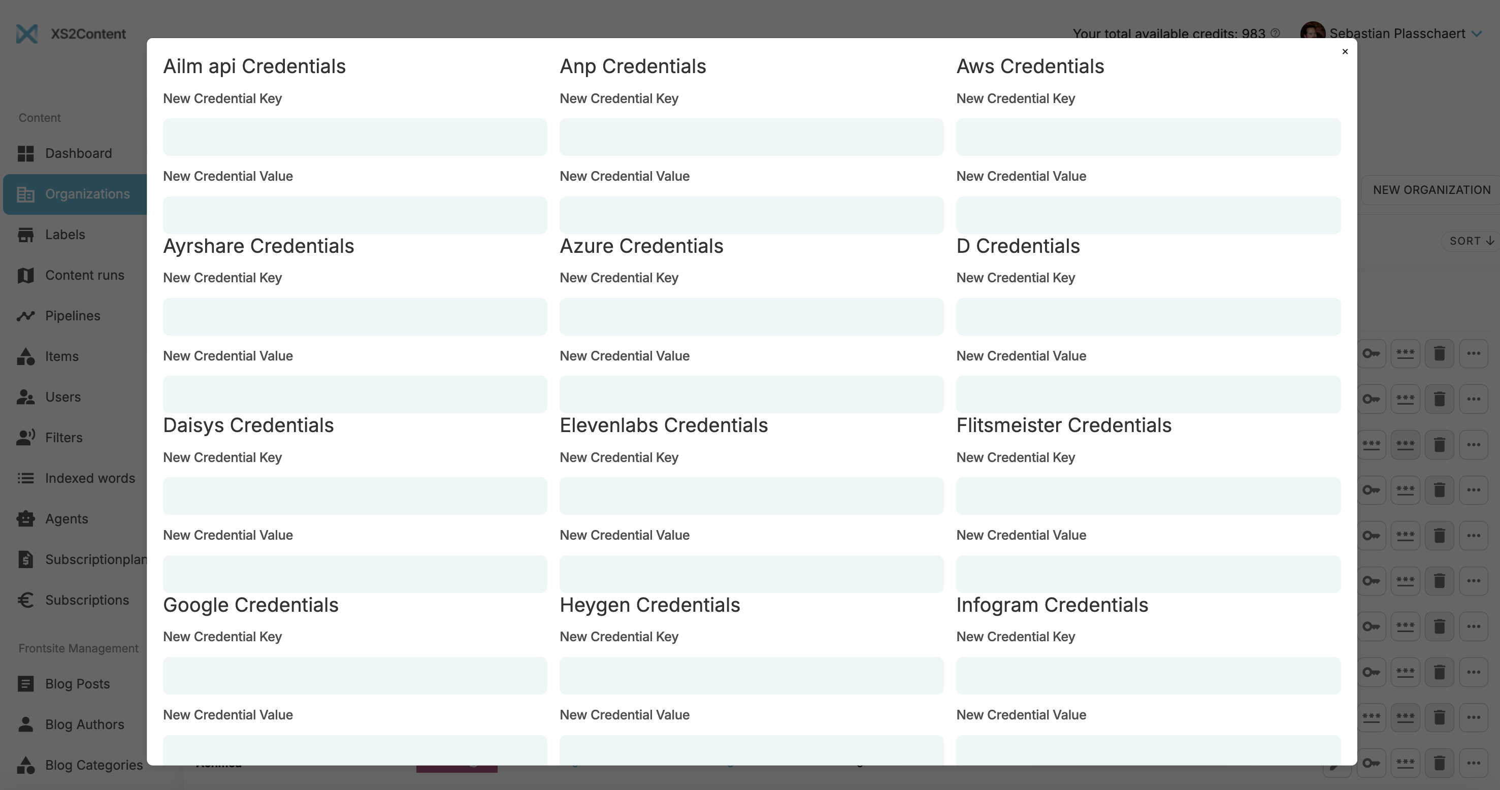 Integration architecture